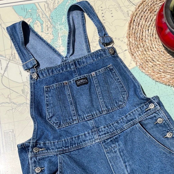 Illegal Jeans Denim - Vintage 90s Illegal Denim Overalls